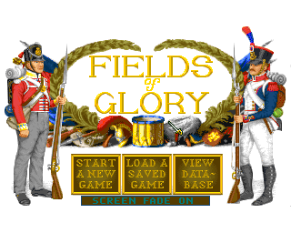 Fields Of Glory title screen for Amiga CD32